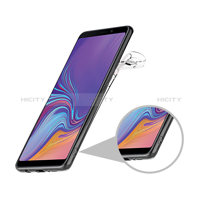 Custodia Silicone Trasparente Ultra Sottile Morbida T02 per Samsung Galaxy A9 (2018) A920 Chiaro