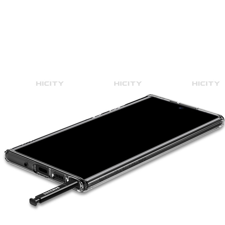 Custodia Silicone Trasparente Ultra Sottile Morbida T02 per Samsung Galaxy Note 10 Plus 5G Chiaro