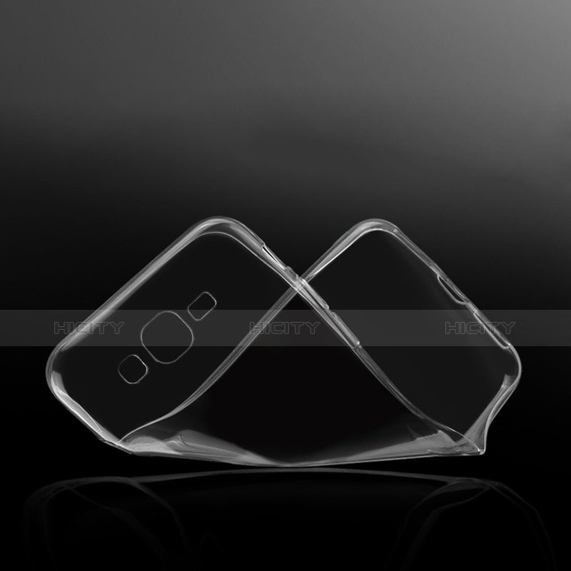 Custodia Silicone Trasparente Ultra Sottile Morbida T02 per Samsung Galaxy On7 Pro Chiaro