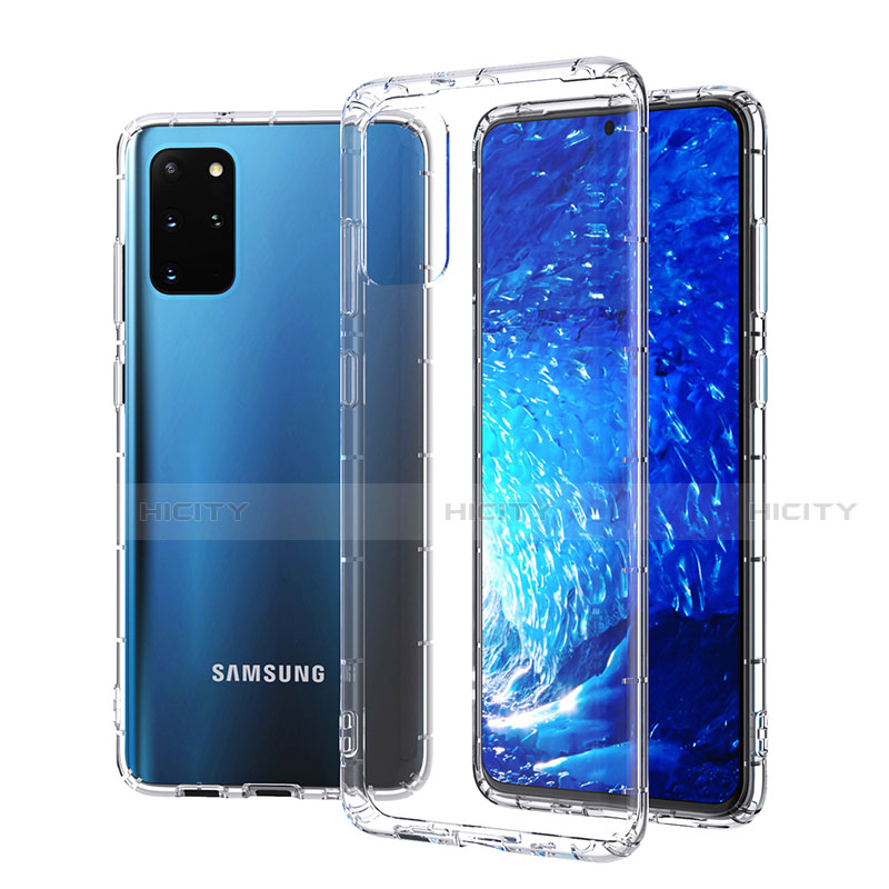 Custodia Silicone Trasparente Ultra Sottile Morbida T02 per Samsung Galaxy S20 Plus 5G Chiaro