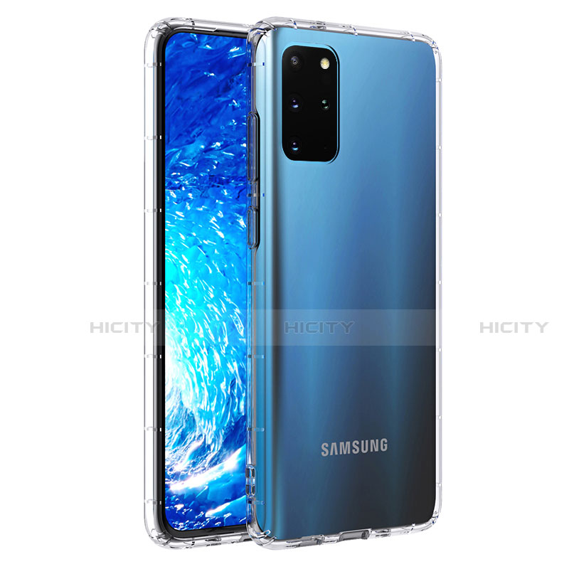 Custodia Silicone Trasparente Ultra Sottile Morbida T02 per Samsung Galaxy S20 Plus Chiaro