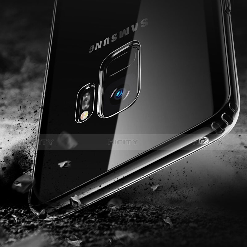 Custodia Silicone Trasparente Ultra Sottile Morbida T02 per Samsung Galaxy S9 Chiaro