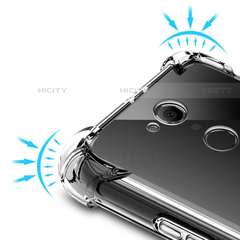 Custodia Silicone Trasparente Ultra Sottile Morbida T02 per Sony Xperia L2 Chiaro