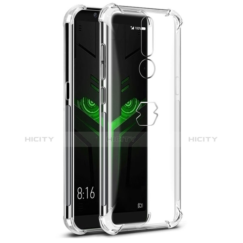 Custodia Silicone Trasparente Ultra Sottile Morbida T02 per Xiaomi Black Shark Helo Chiaro