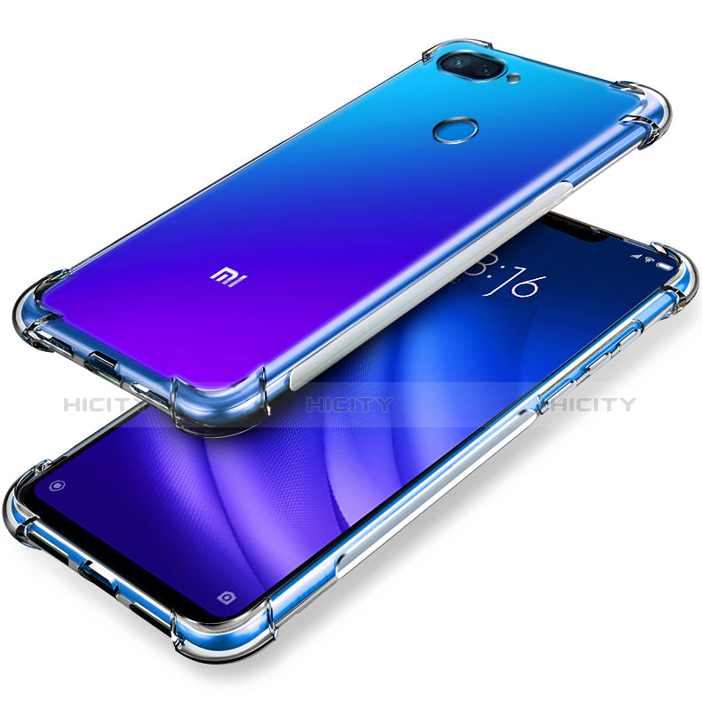 Custodia Silicone Trasparente Ultra Sottile Morbida T02 per Xiaomi Mi 8 Lite Chiaro