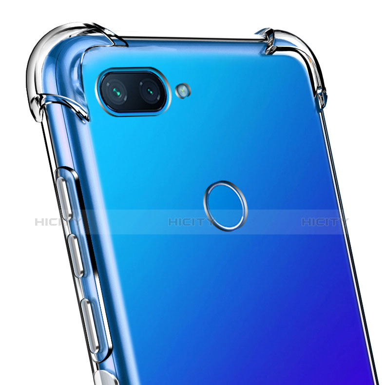 Custodia Silicone Trasparente Ultra Sottile Morbida T02 per Xiaomi Mi 8 Lite Chiaro