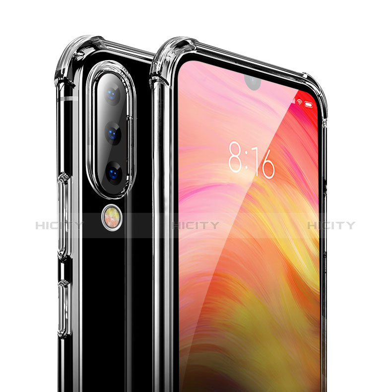 Custodia Silicone Trasparente Ultra Sottile Morbida T02 per Xiaomi Mi 9 Pro Chiaro