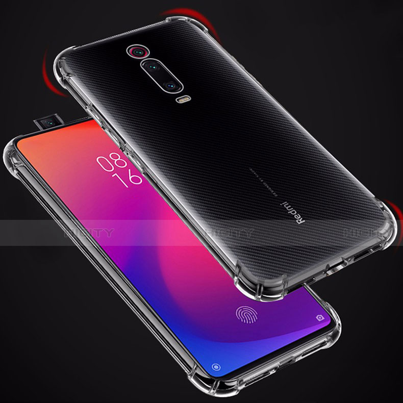 Custodia Silicone Trasparente Ultra Sottile Morbida T02 per Xiaomi Mi 9T Pro Chiaro