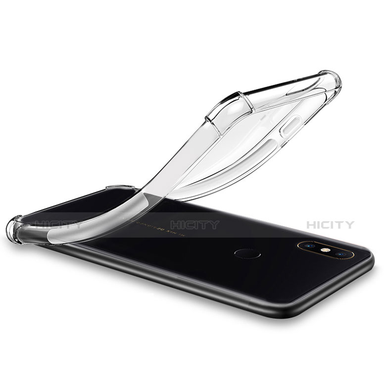 Custodia Silicone Trasparente Ultra Sottile Morbida T02 per Xiaomi Mi Mix 2S Chiaro