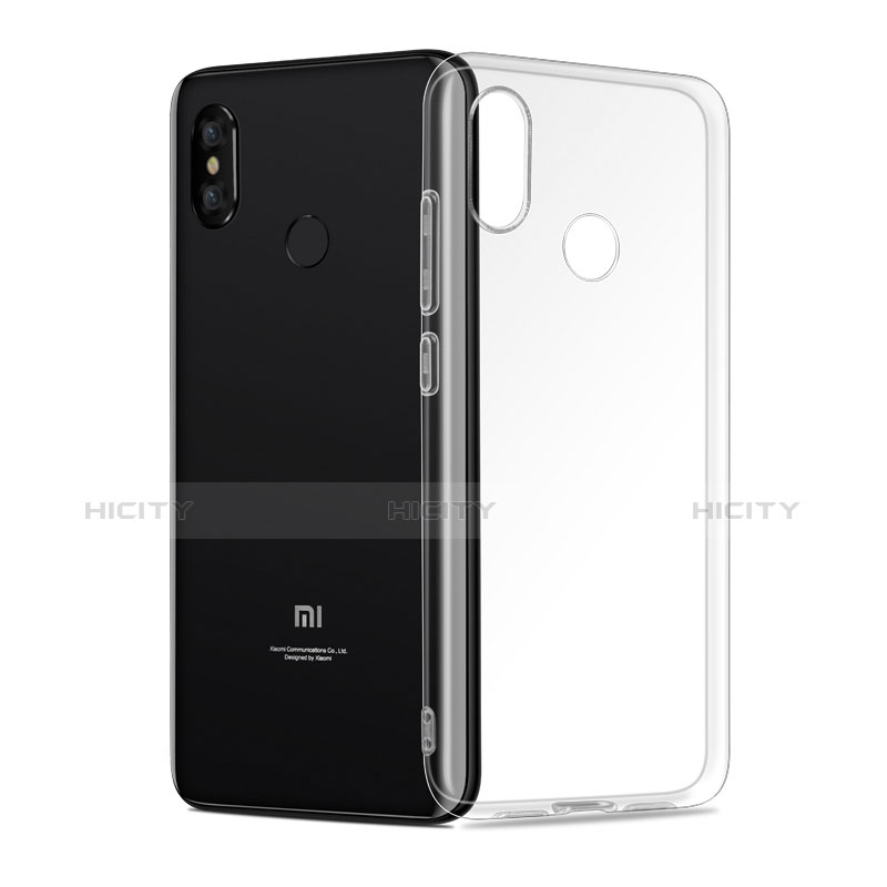 Custodia Silicone Trasparente Ultra Sottile Morbida T02 per Xiaomi Mi Play 4G Chiaro