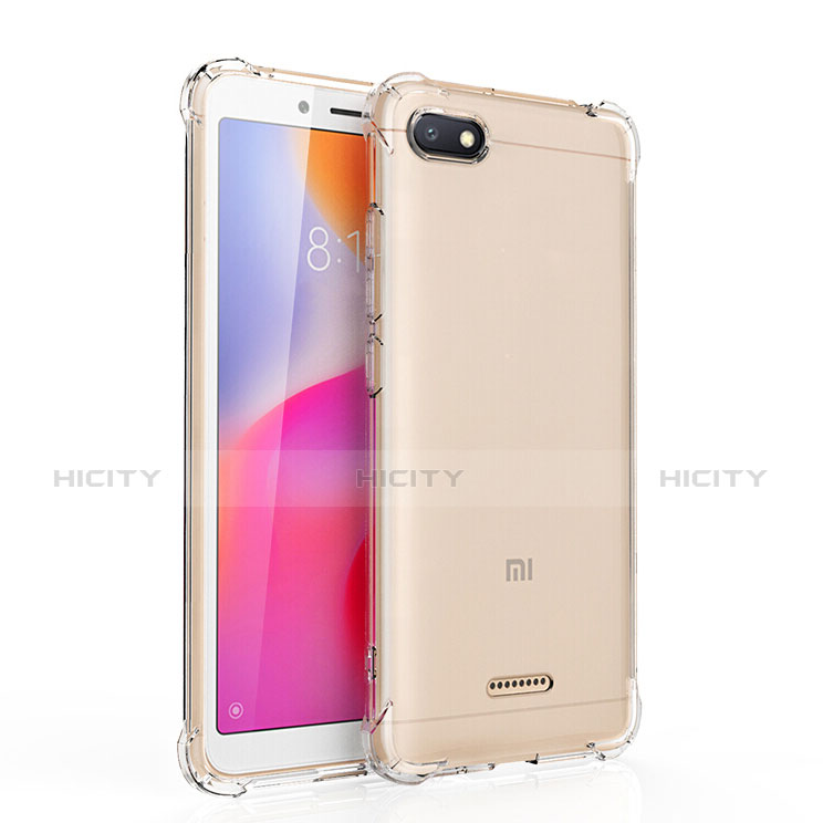 Custodia Silicone Trasparente Ultra Sottile Morbida T02 per Xiaomi Redmi 6A Chiaro