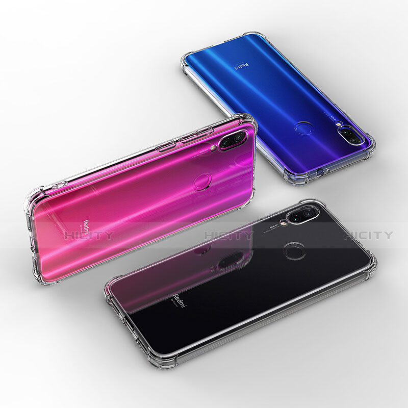 Custodia Silicone Trasparente Ultra Sottile Morbida T02 per Xiaomi Redmi 7 Chiaro