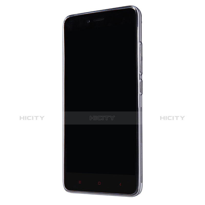 Custodia Silicone Trasparente Ultra Sottile Morbida T02 per Xiaomi Redmi Note 2 Grigio