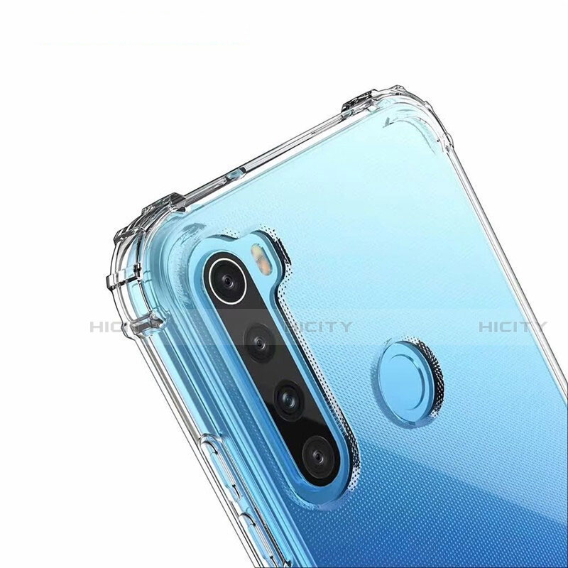Custodia Silicone Trasparente Ultra Sottile Morbida T02 per Xiaomi Redmi Note 8 (2021) Chiaro