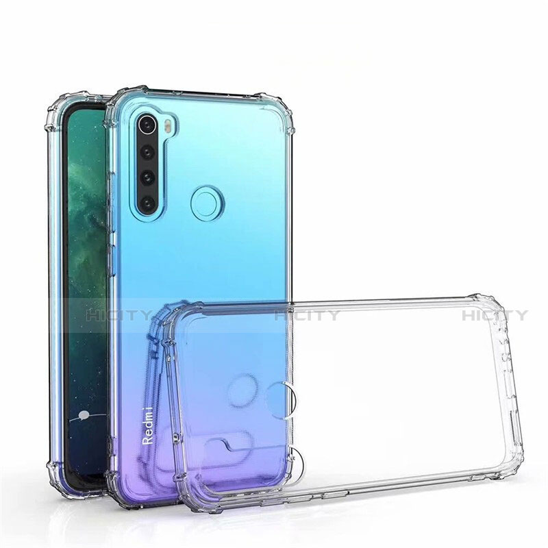 Custodia Silicone Trasparente Ultra Sottile Morbida T02 per Xiaomi Redmi Note 8T Chiaro