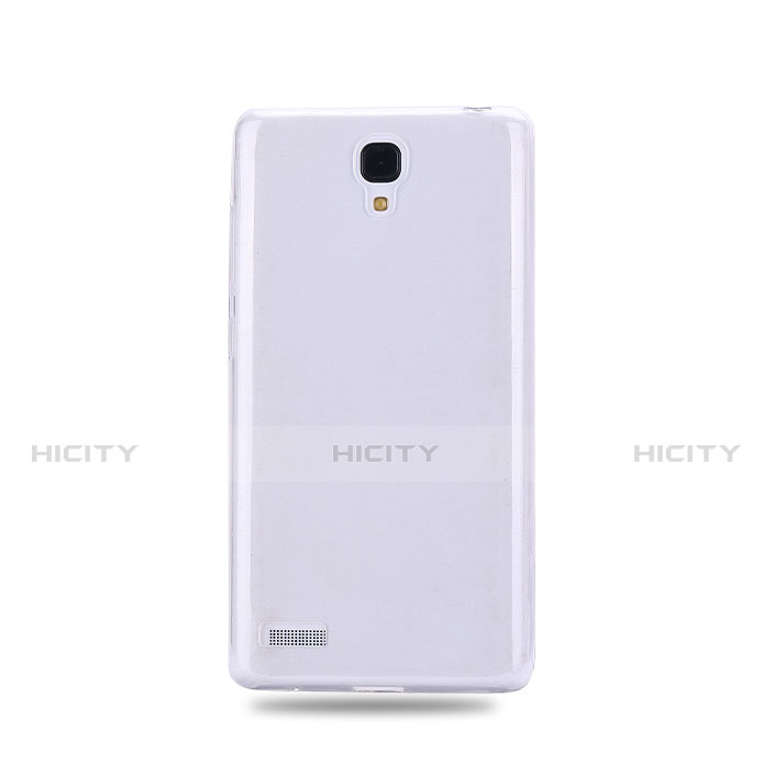 Custodia Silicone Trasparente Ultra Sottile Morbida T02 per Xiaomi Redmi Note Prime Chiaro