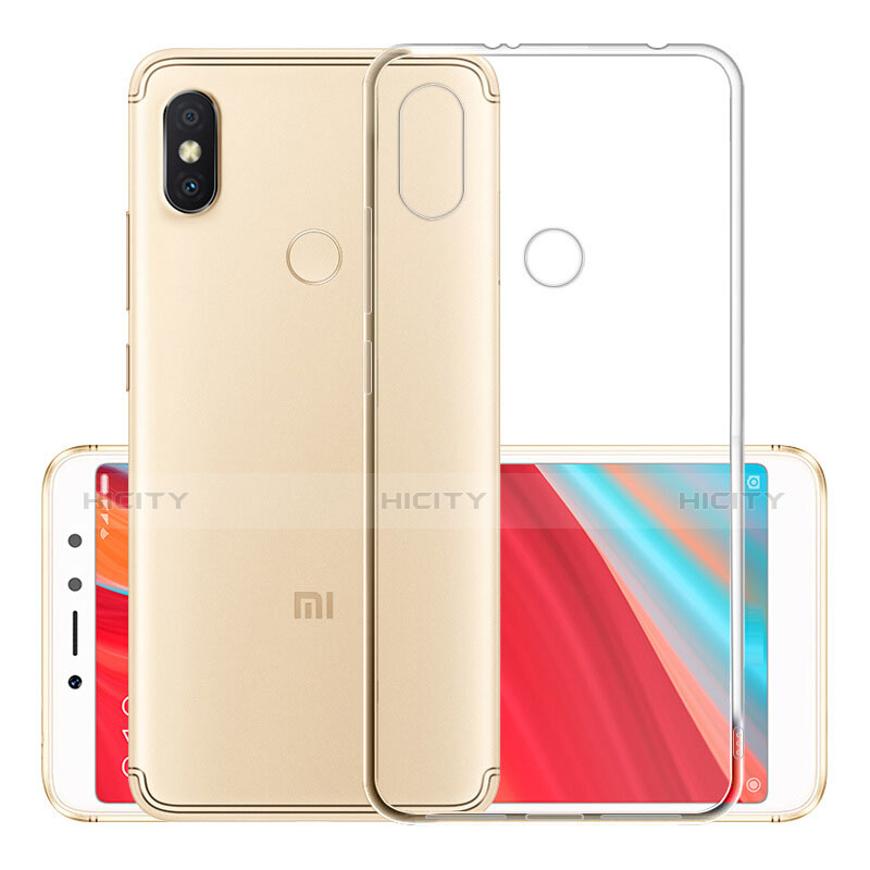 Custodia Silicone Trasparente Ultra Sottile Morbida T02 per Xiaomi Redmi S2 Chiaro