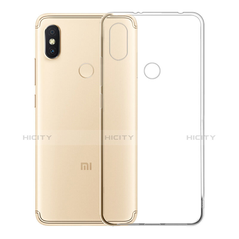 Custodia Silicone Trasparente Ultra Sottile Morbida T02 per Xiaomi Redmi S2 Chiaro