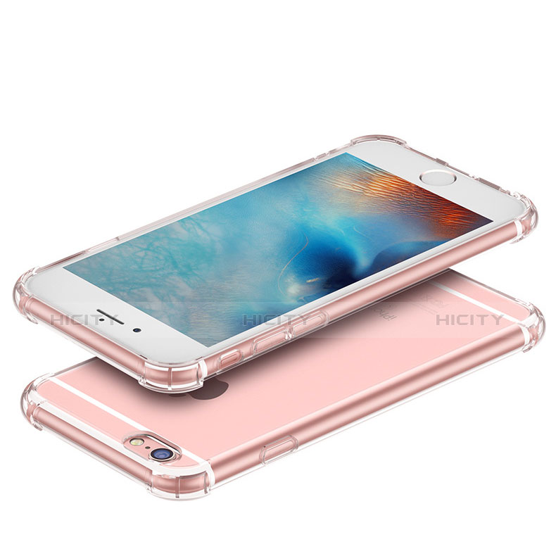 Custodia Silicone Trasparente Ultra Sottile Morbida T03 per Apple iPhone 6S Plus Chiaro