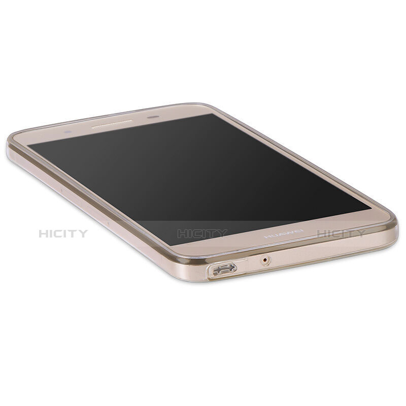 Custodia Silicone Trasparente Ultra Sottile Morbida T03 per Huawei P8 Lite Smart Chiaro
