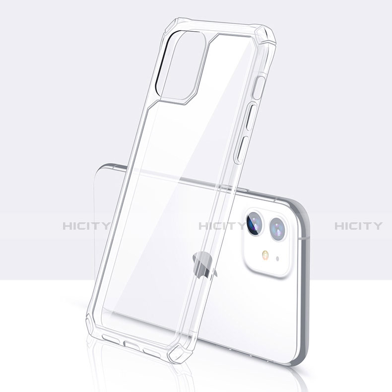Custodia Silicone Trasparente Ultra Sottile Morbida T04 per Apple iPhone 11 Chiaro