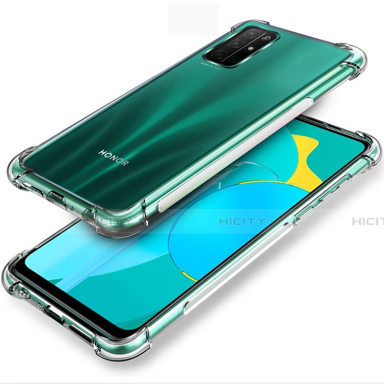 Custodia Silicone Trasparente Ultra Sottile Morbida T04 per Huawei Honor 30S Chiaro