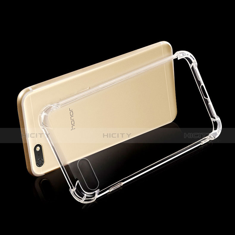 Custodia Silicone Trasparente Ultra Sottile Morbida T04 per Huawei Honor 7S Chiaro
