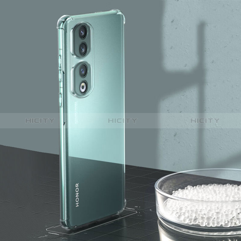 Custodia Silicone Trasparente Ultra Sottile Morbida T04 per Huawei Honor 90 5G Chiaro