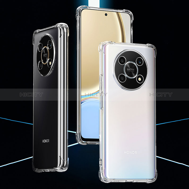 Custodia Silicone Trasparente Ultra Sottile Morbida T04 per Huawei Honor Magic4 Lite 5G Chiaro