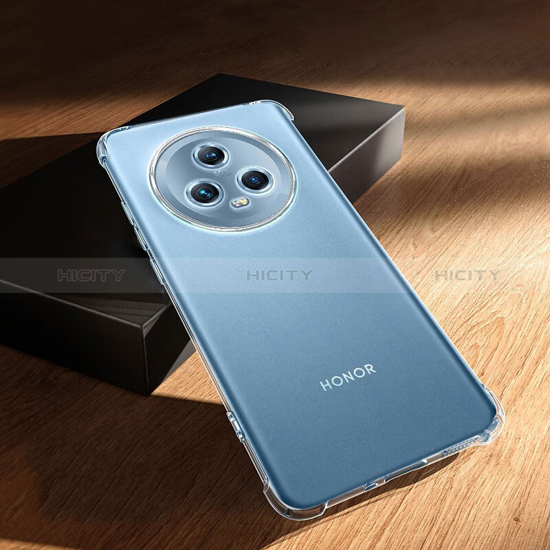 Custodia Silicone Trasparente Ultra Sottile Morbida T04 per Huawei Honor Magic5 5G Chiaro