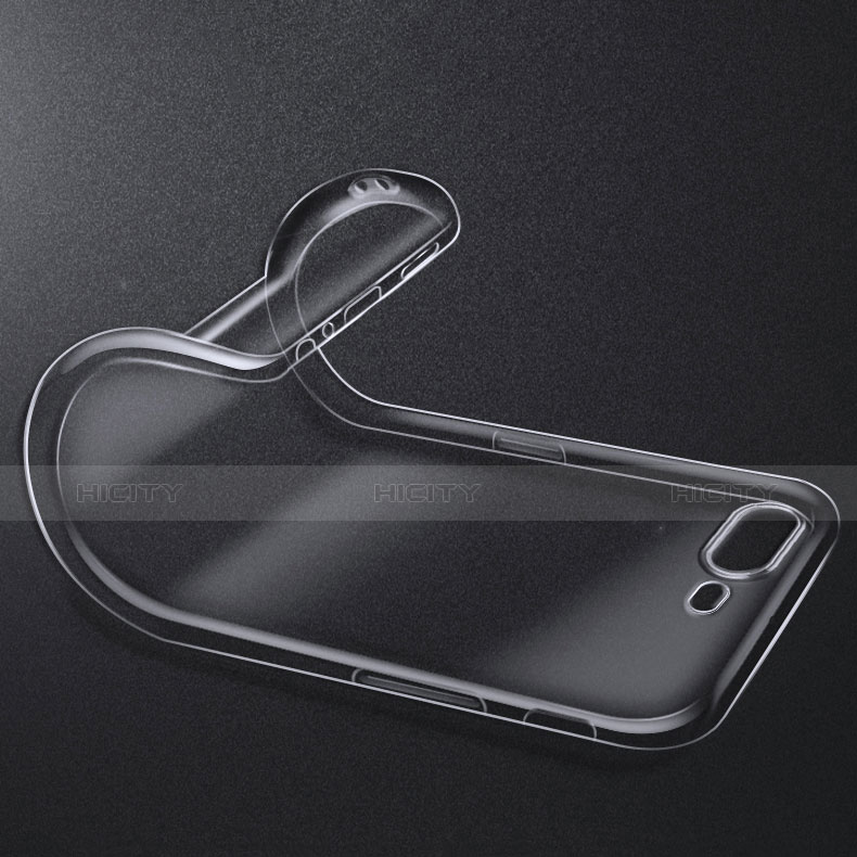 Custodia Silicone Trasparente Ultra Sottile Morbida T04 per OnePlus 5 Chiaro