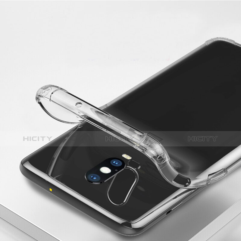 Custodia Silicone Trasparente Ultra Sottile Morbida T04 per OnePlus 6T Chiaro