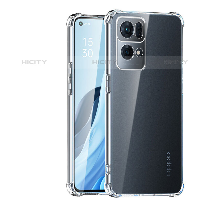 Custodia Silicone Trasparente Ultra Sottile Morbida T04 per Oppo Reno7 Pro 5G Chiaro