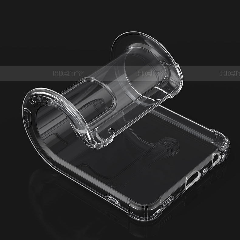 Custodia Silicone Trasparente Ultra Sottile Morbida T04 per Samsung Galaxy A72 5G Chiaro