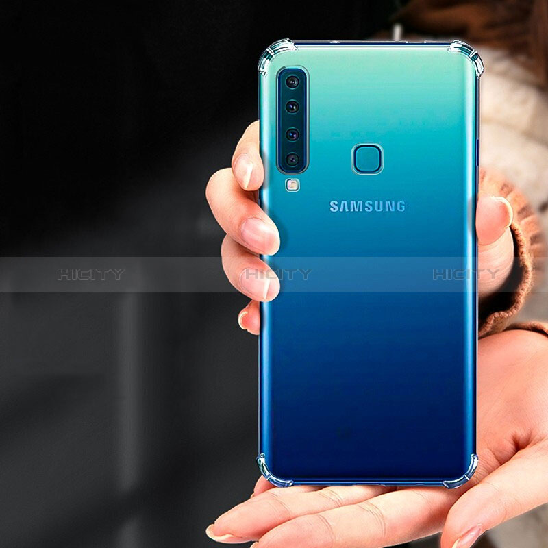 Custodia Silicone Trasparente Ultra Sottile Morbida T04 per Samsung Galaxy A9 (2018) A920 Chiaro