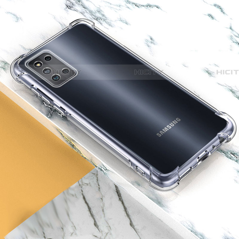 Custodia Silicone Trasparente Ultra Sottile Morbida T04 per Samsung Galaxy F52 5G Chiaro