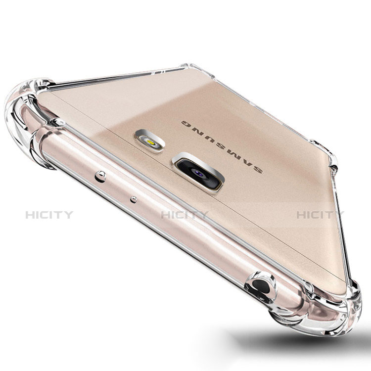 Custodia Silicone Trasparente Ultra Sottile Morbida T04 per Samsung Galaxy J5 Prime G570F Chiaro