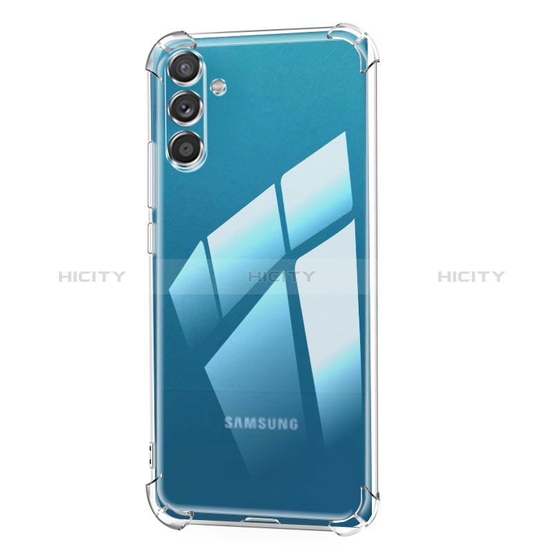 Custodia Silicone Trasparente Ultra Sottile Morbida T04 per Samsung Galaxy Quantum2 5G Chiaro