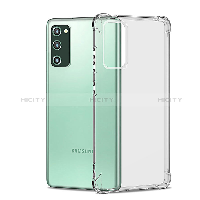 Custodia Silicone Trasparente Ultra Sottile Morbida T04 per Samsung Galaxy S20 FE (2022) 5G Chiaro