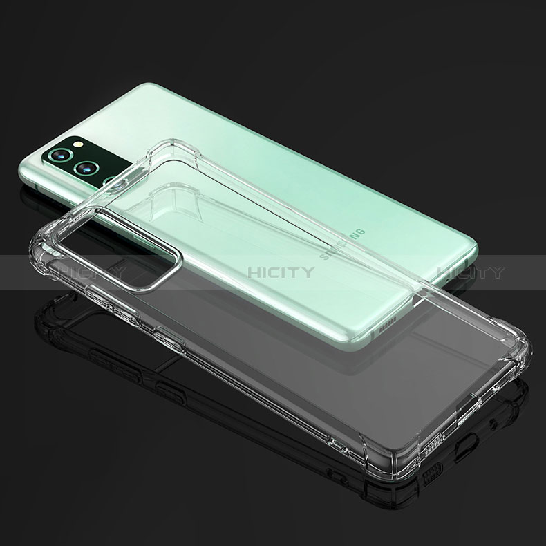 Custodia Silicone Trasparente Ultra Sottile Morbida T04 per Samsung Galaxy S20 FE 4G Chiaro