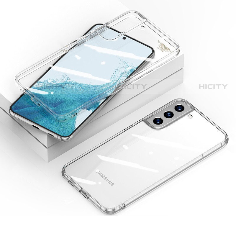 Custodia Silicone Trasparente Ultra Sottile Morbida T04 per Samsung Galaxy S23 Plus 5G Chiaro