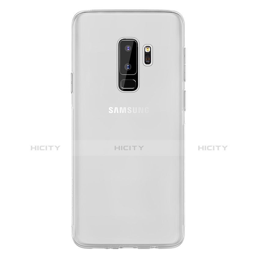 Custodia Silicone Trasparente Ultra Sottile Morbida T04 per Samsung Galaxy S9 Plus Chiaro