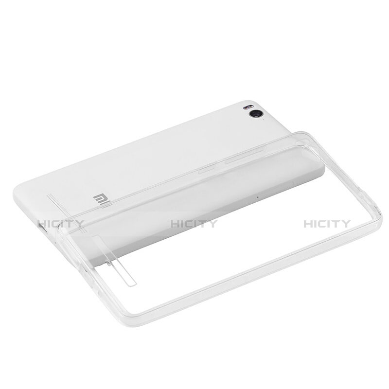 Custodia Silicone Trasparente Ultra Sottile Morbida T04 per Xiaomi Mi 4C Chiaro