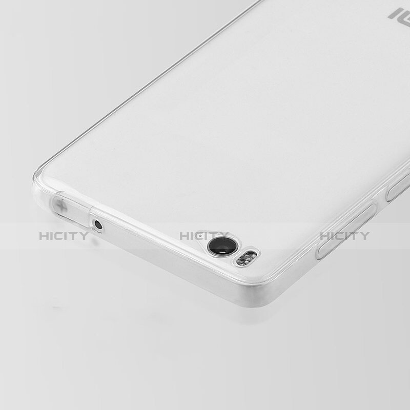 Custodia Silicone Trasparente Ultra Sottile Morbida T04 per Xiaomi Mi 4i Chiaro