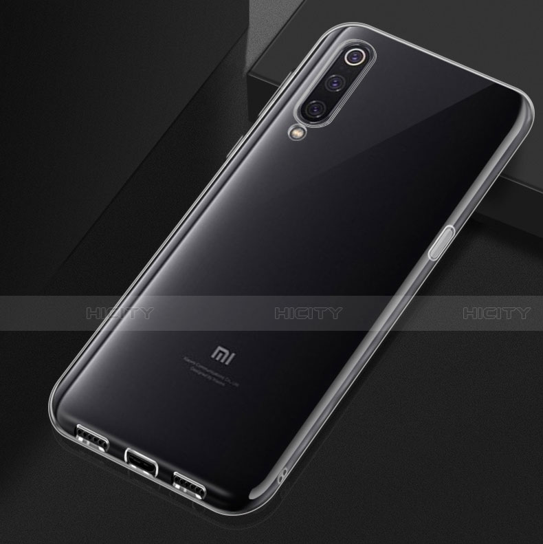 Custodia Silicone Trasparente Ultra Sottile Morbida T04 per Xiaomi Mi 9 Lite Chiaro