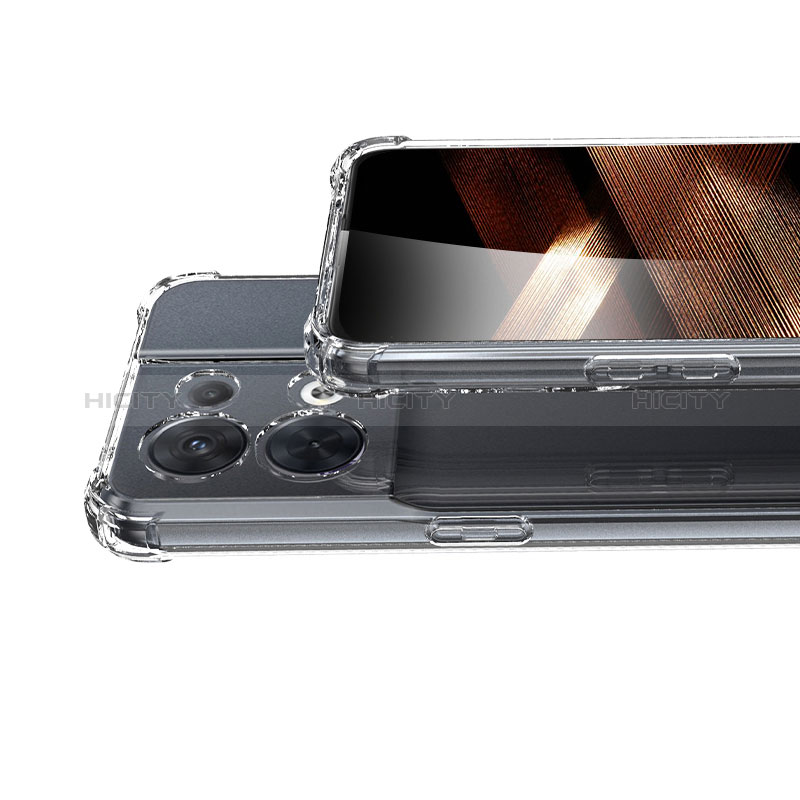 Custodia Silicone Trasparente Ultra Sottile Morbida T04 per Xiaomi Redmi Note 13 5G Chiaro