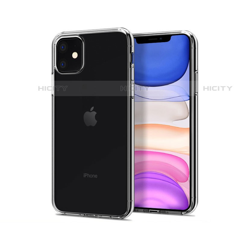 Custodia Silicone Trasparente Ultra Sottile Morbida T06 per Apple iPhone 11 Pro Max Chiaro