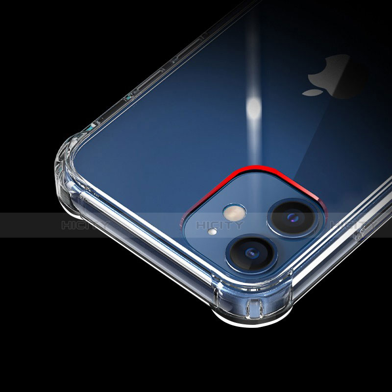 Custodia Silicone Trasparente Ultra Sottile Morbida T06 per Apple iPhone 12 Mini Chiaro