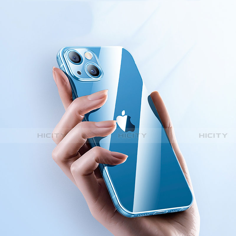 Custodia Silicone Trasparente Ultra Sottile Morbida T06 per Apple iPhone 13 Chiaro