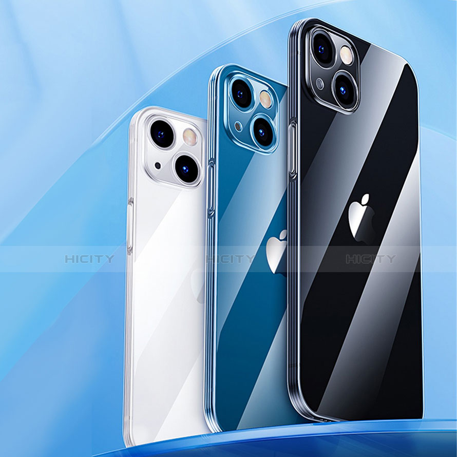 Custodia Silicone Trasparente Ultra Sottile Morbida T06 per Apple iPhone 13 Chiaro